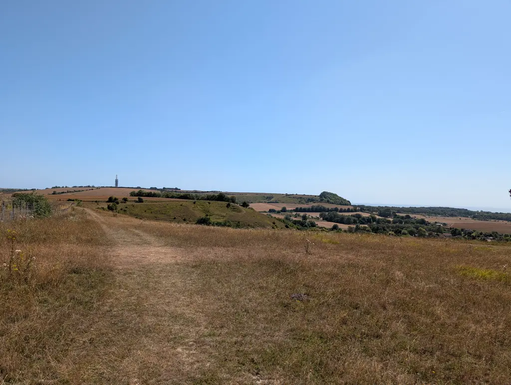 Heading towards Tolsford Hill Radio Station