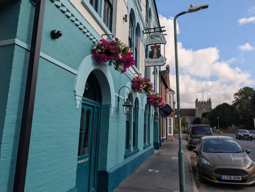 The King's Head pub on Church Street, Wye