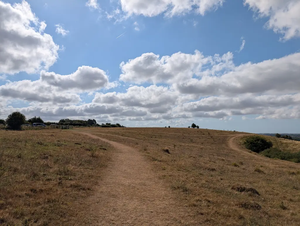 Crossing above Devil's Kneeding Trough