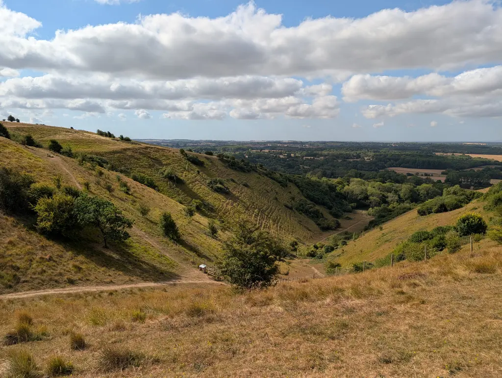 The valley at Devil's Kneeding Trough