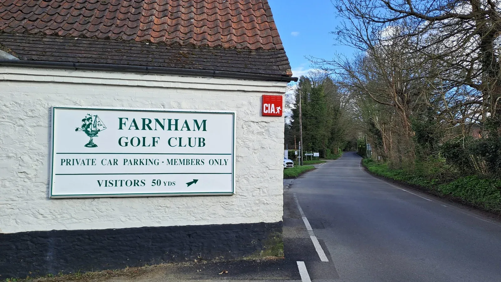 Farnham Golf Club on the North Downs Way