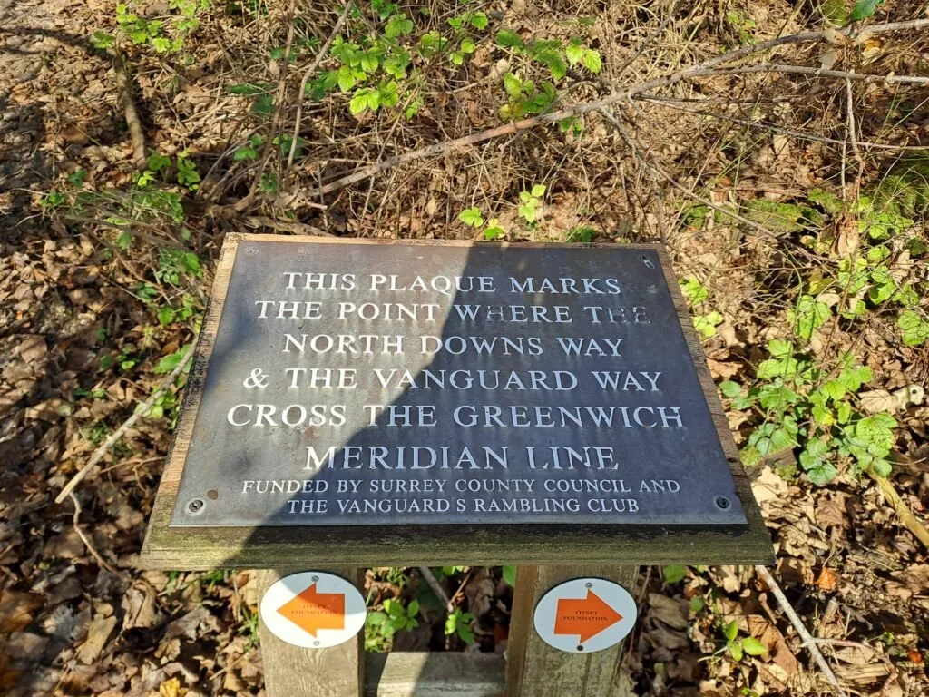 Field at the start of the Oxted to Otford section on the North Downs Way