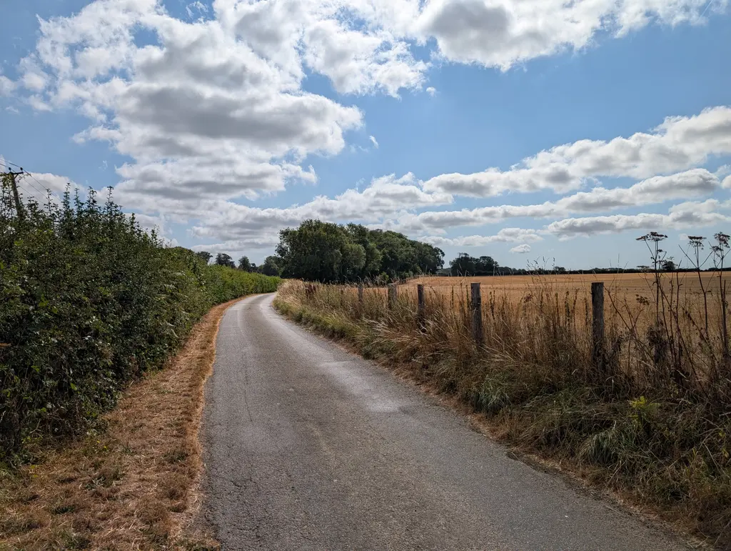 Road walking towards Kingsmill Down