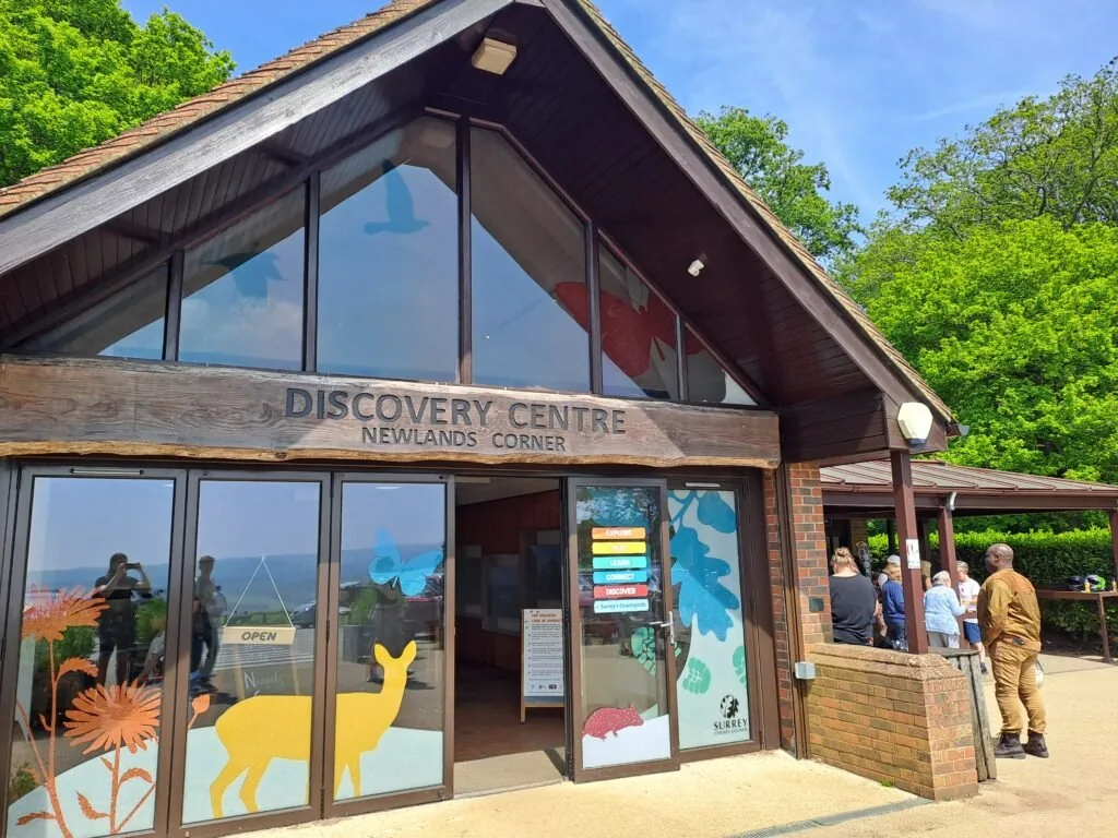 Newlands Corner Discovery Centre on the North Downs Way