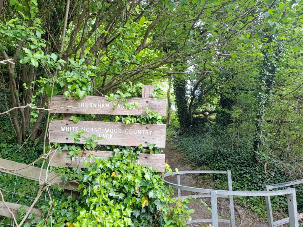 Approach to Thurnham Castle