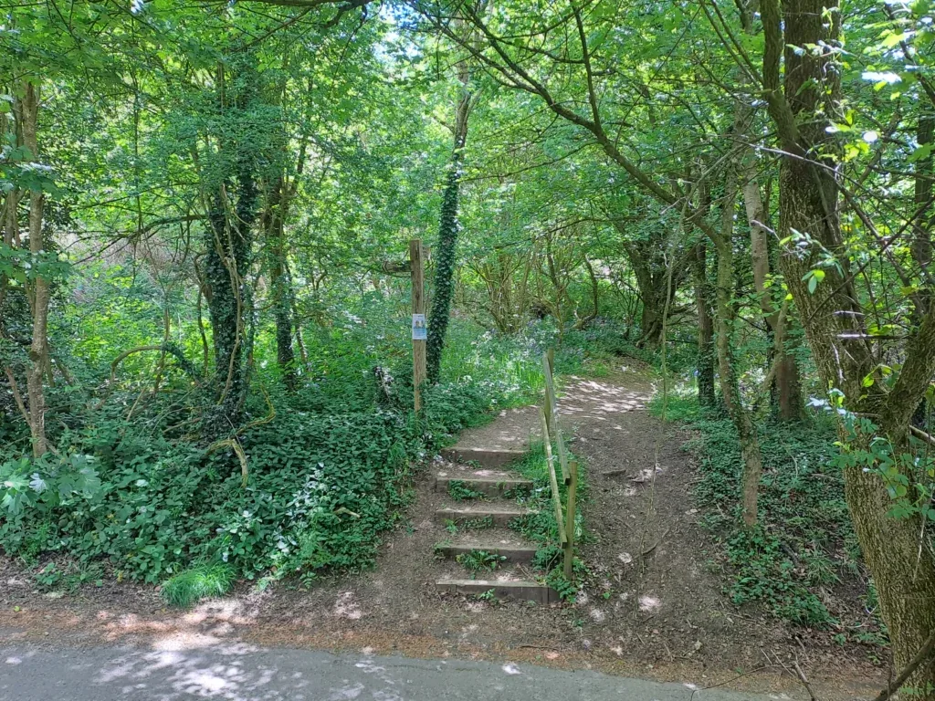 Approaching Broad Street Hill road