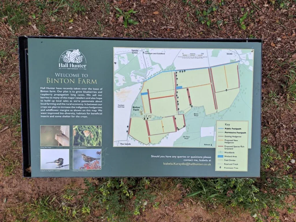 Binton Farm signpost