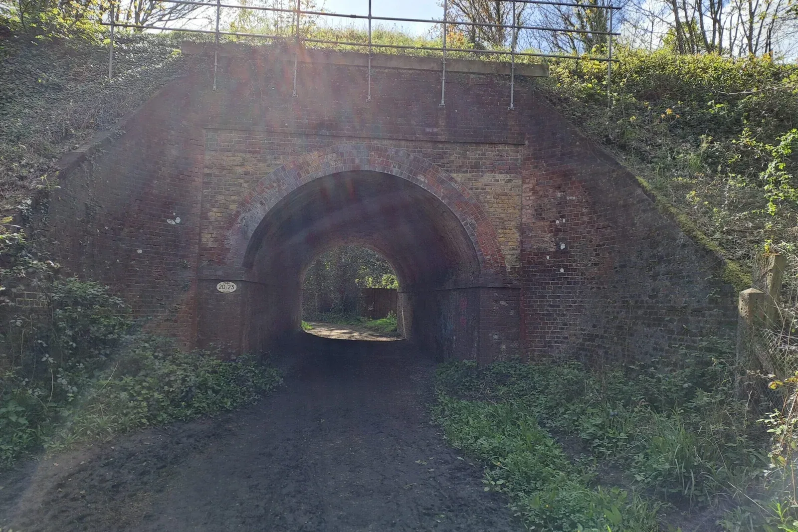 First bridge on the route from Farnham to Guildford