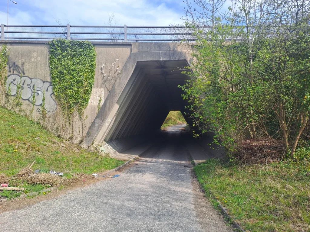 Underpass under A229