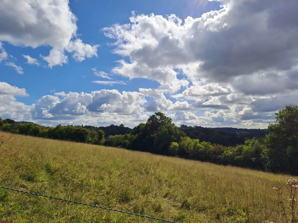 Pilgrim's Way on the North Downs Way between Merstham and Oxted