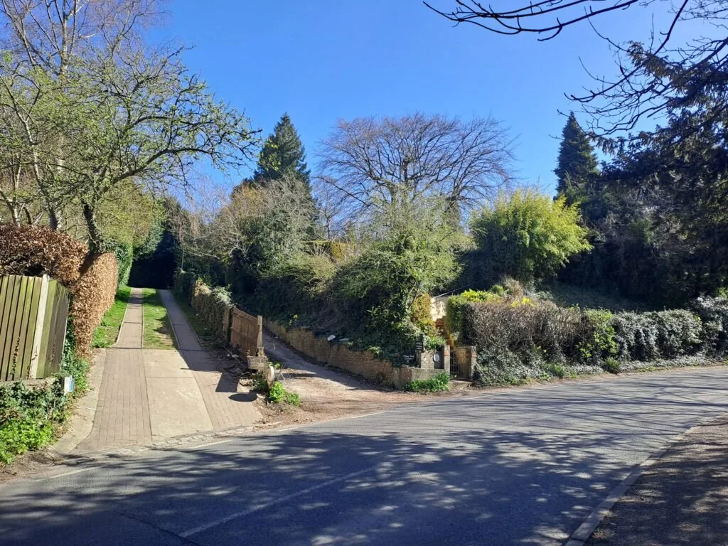 Start of the Otford to Cuxton section of the North Downs Way
