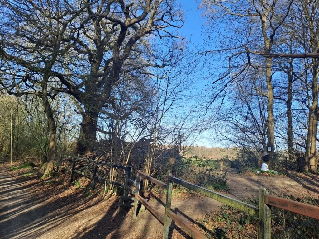 Stile crossing on the North Downs Way between Wrotham and Cuxton