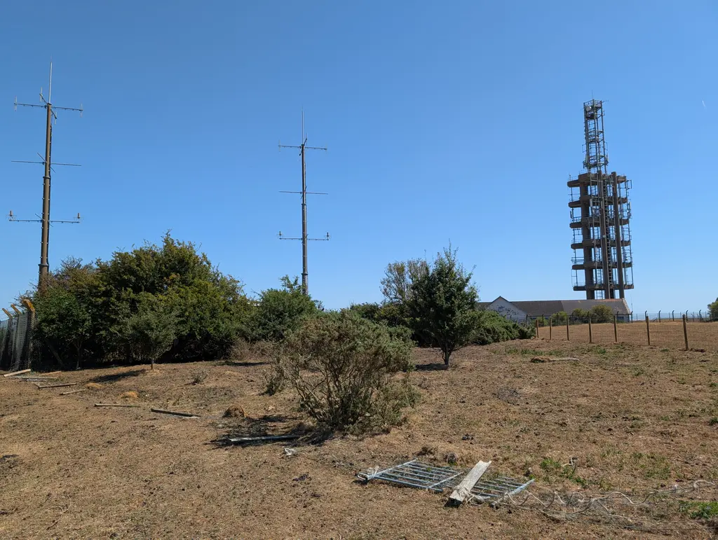 Passing Tolsford Hill Radio Station