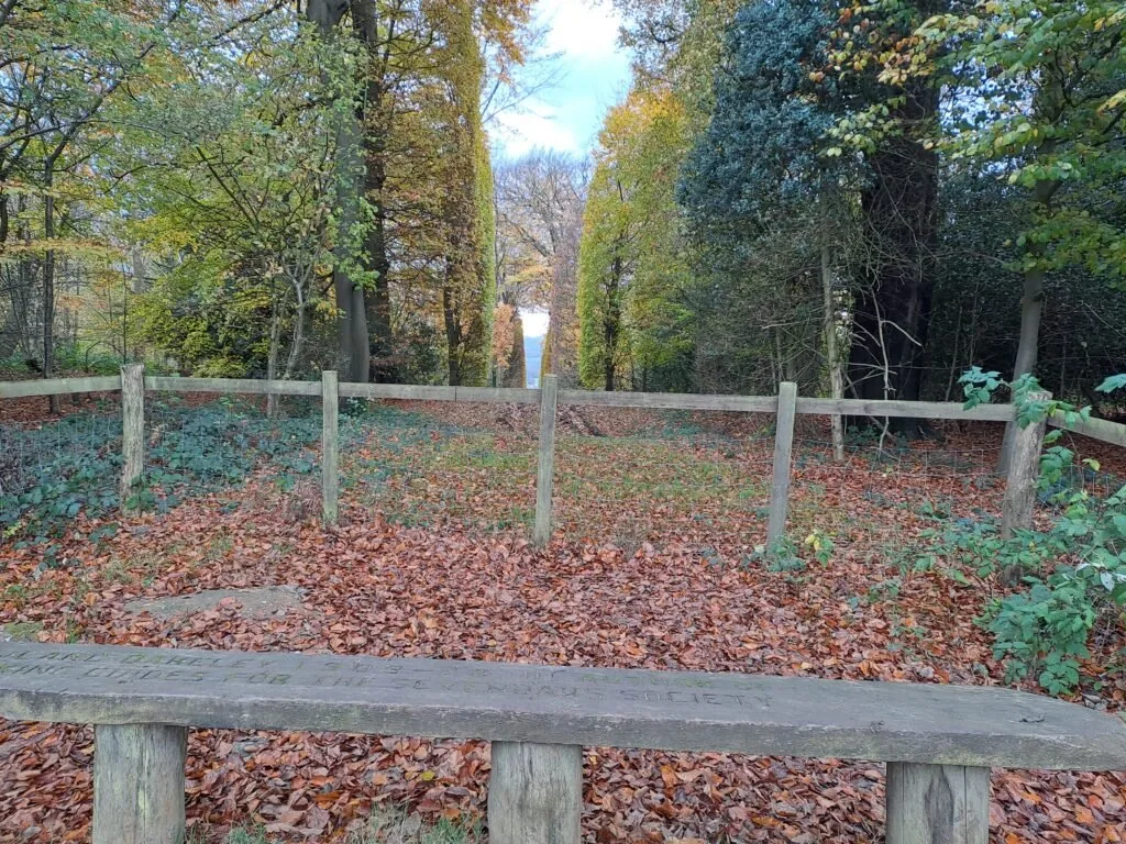 View of Chevening House from the North Downs Way