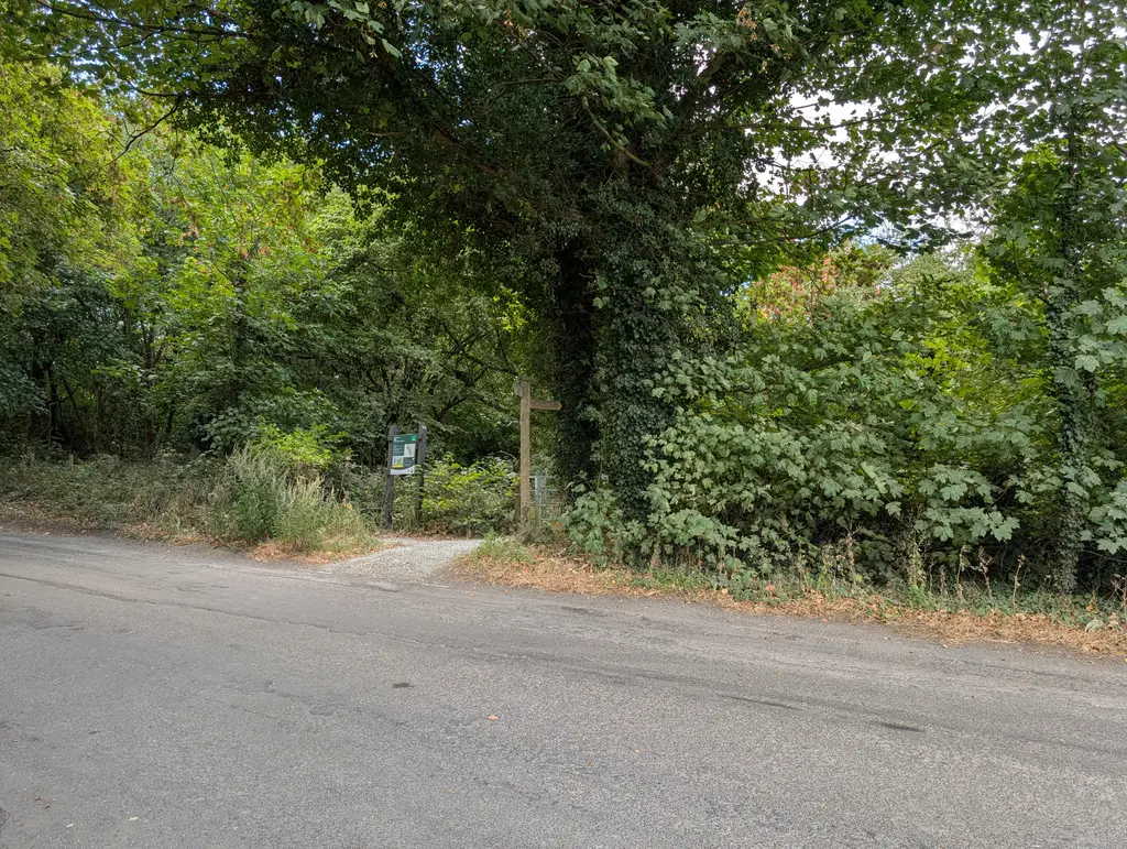 Entering the Wye National Nature Reserve