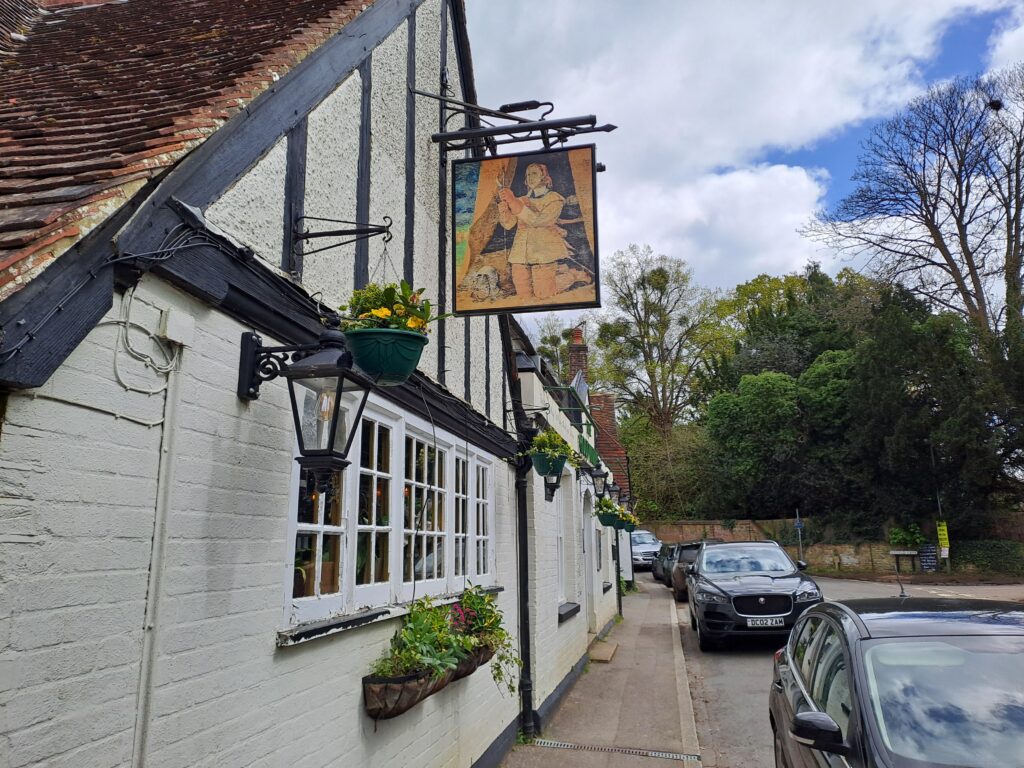 the north downs way walking from Farnham to Guildford The Good Intent Pub